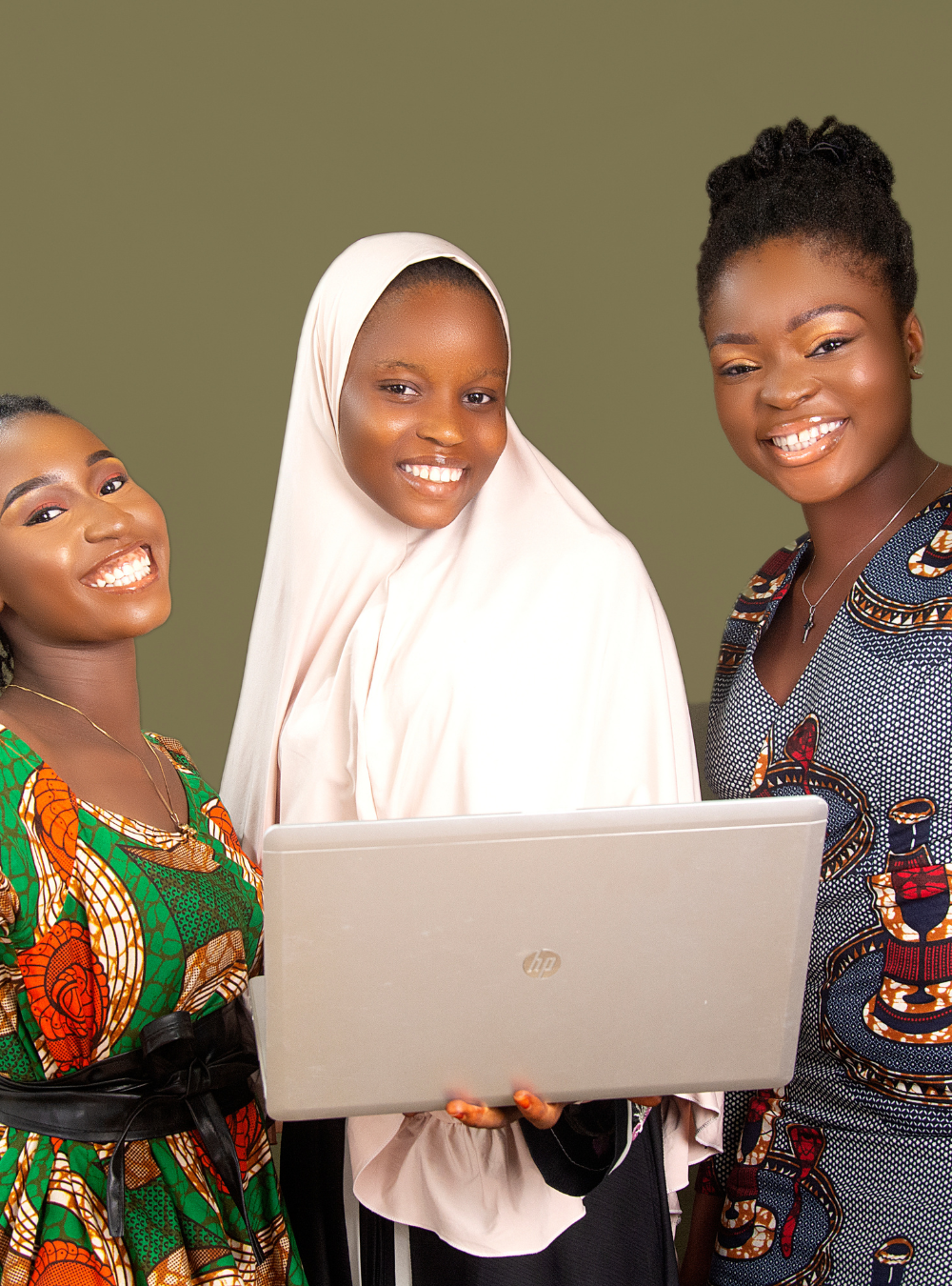 Professional African woman working