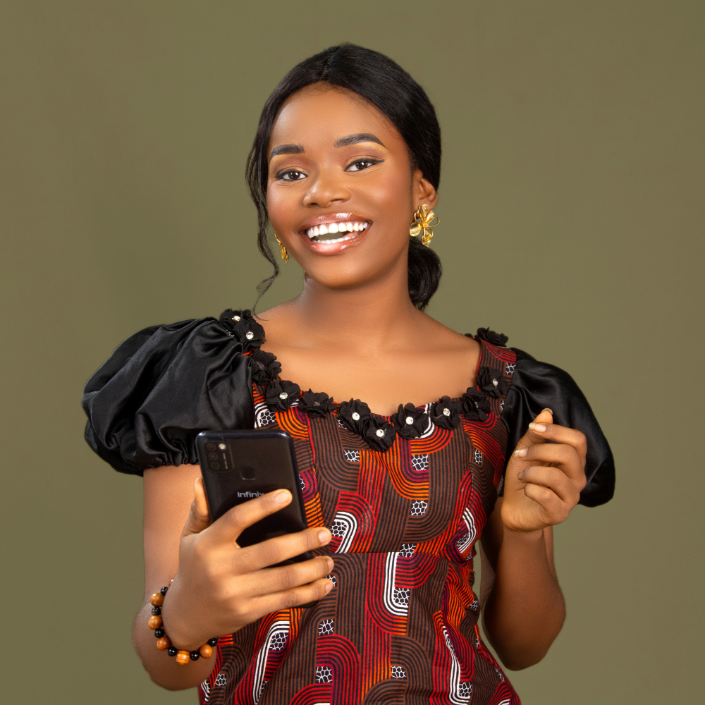 Woman working professionally